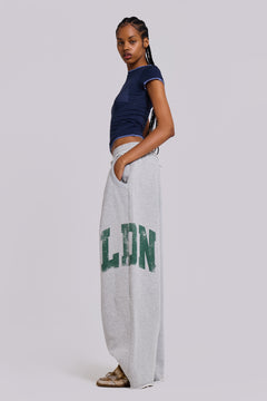 LDN Print Grey Marl Monster Joggers - L / Grey