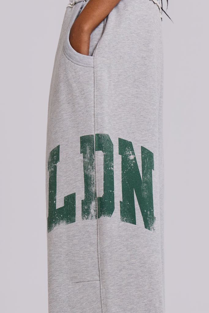 LDN Print Grey Marl Monster Joggers women