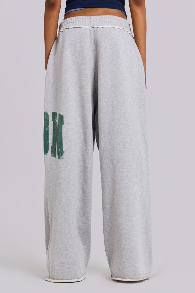 LDN Print Grey Marl Monster Joggers women