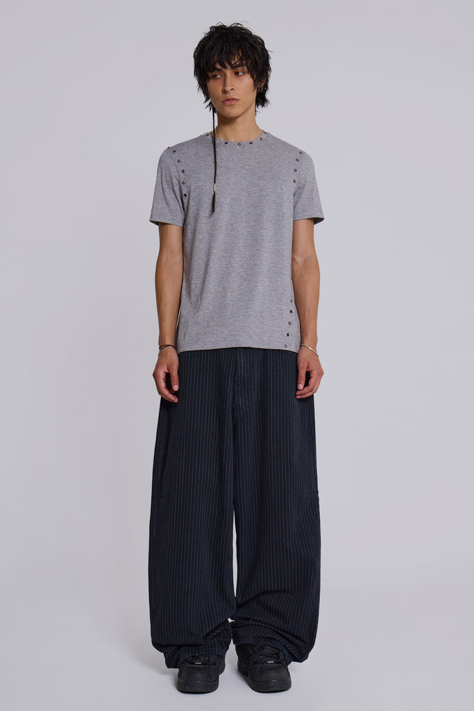 Black Pinstripe XL Colossus Jeans