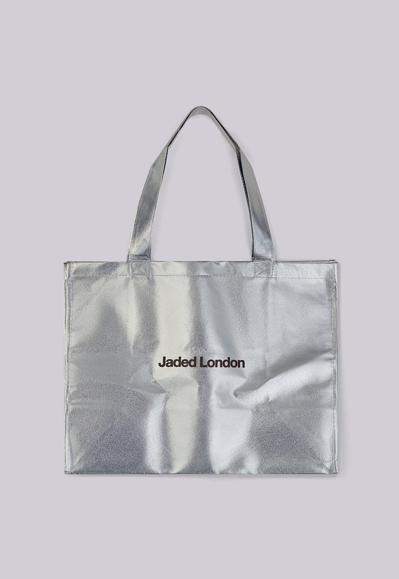 No.13 Stripe Silver Bag