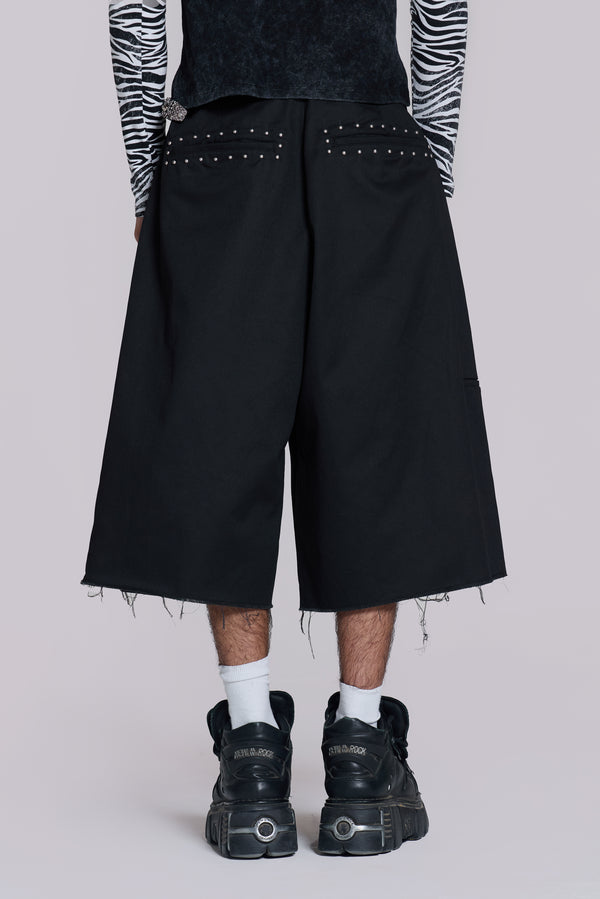 Studded Black XL Goliath Baggy Shorts