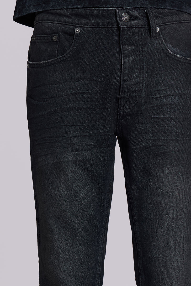 Washed Black Drain Jeans