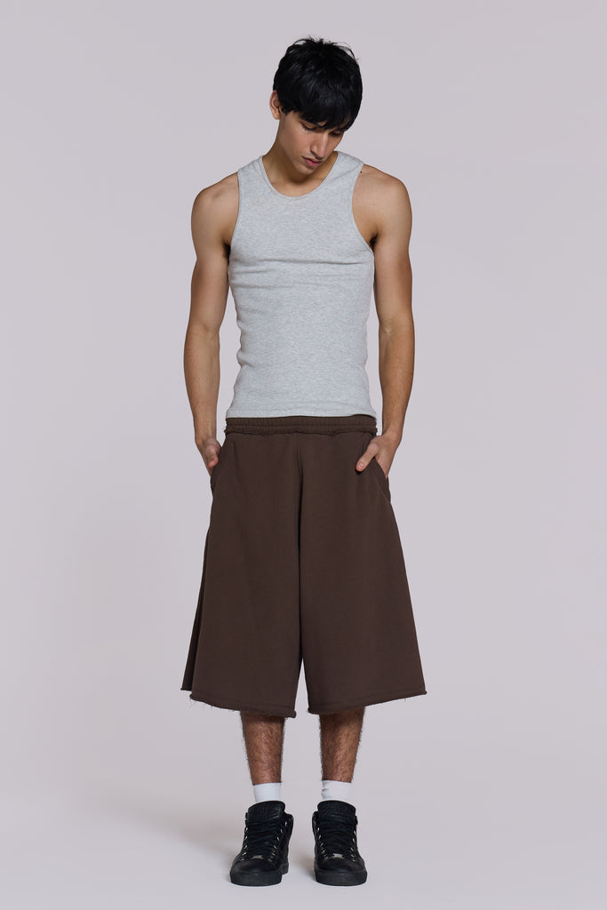 Chocolate Brown Monster Jogger Shorts