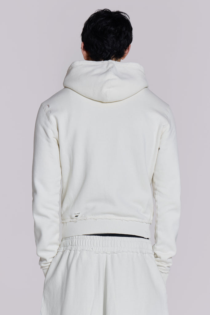 White Mini Monster Hoodie