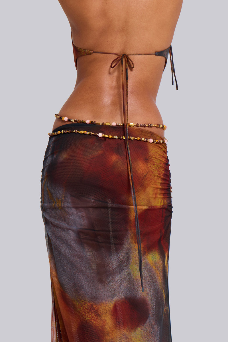 vida backless maxi dress in whiskey Vida in Whiskey Maxi Dress | Jaded London