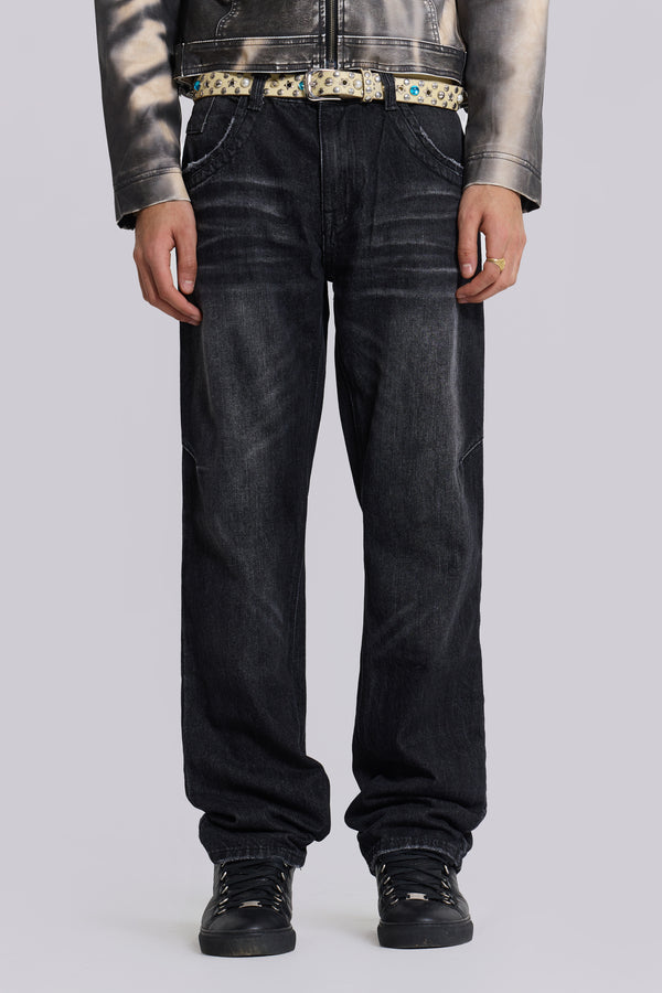 Washed Black Reed Jeans