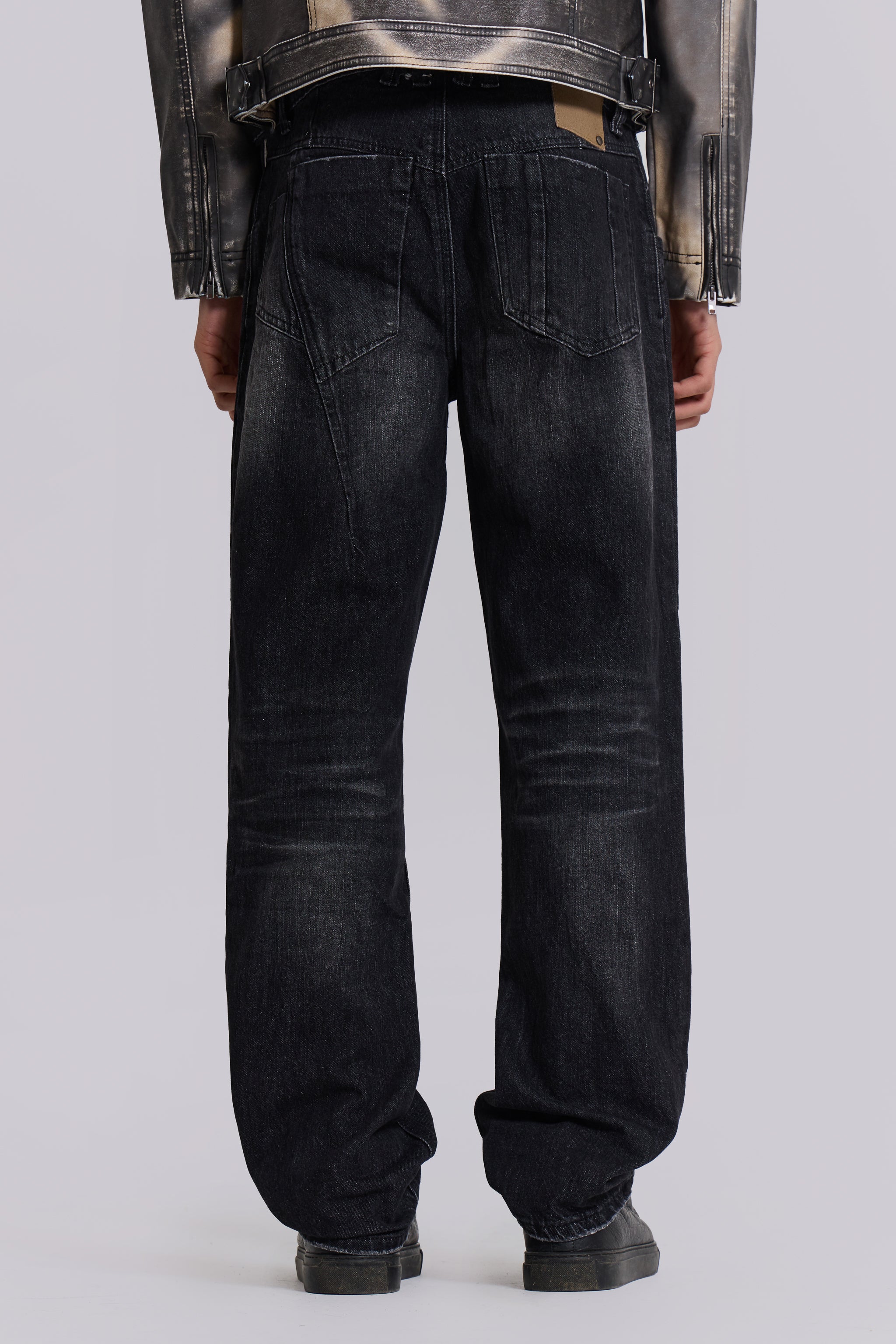 Washed Black Reed Jeans