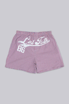 Lost Faith Check Boxer - S/M / Green
