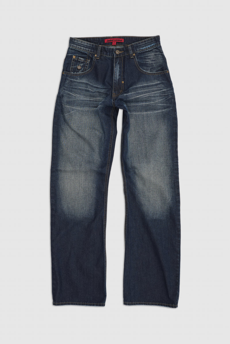 Indigo Wash Straight Leg Muse Jeans