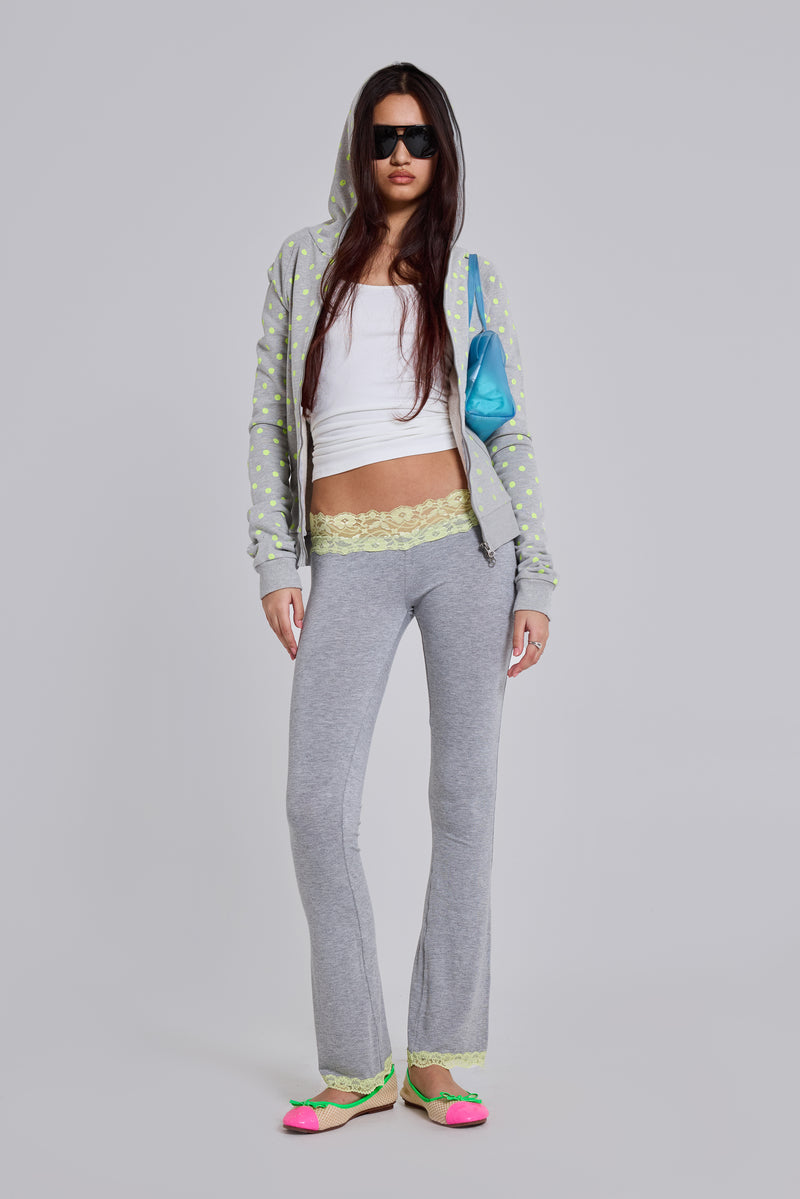 Cassia Lace Jersey Bootcut Trousers