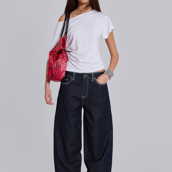 Shop Sonic Embroidered Baggy Jeans | Jaded London | Clothing