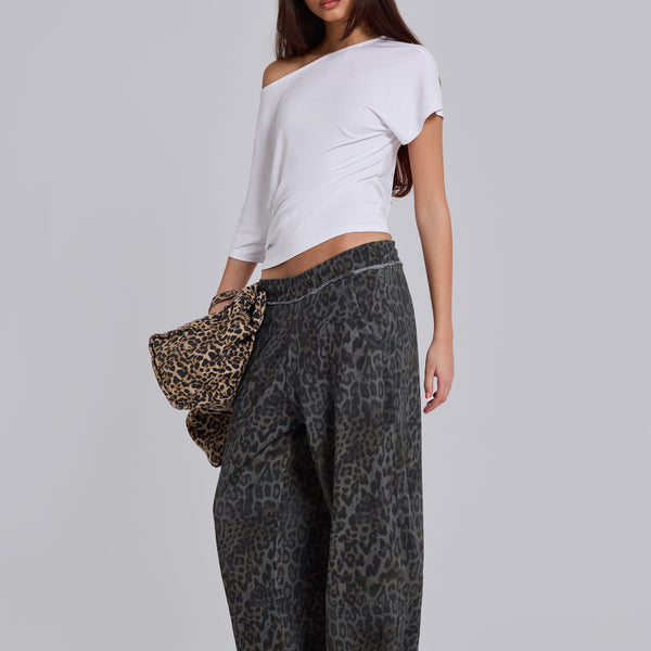Shop Charcoal Leopard Monster Joggers | Jaded London | Clothing
