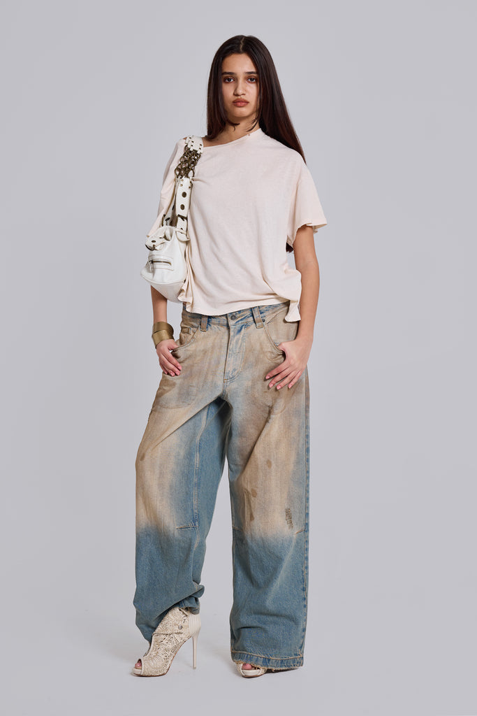 Shop Mud Wash Colossus Jeans | Jaded London | Clothing