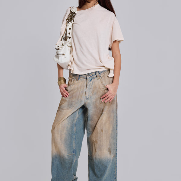 Shop Mud Wash Colossus Jeans | Jaded London | Clothing