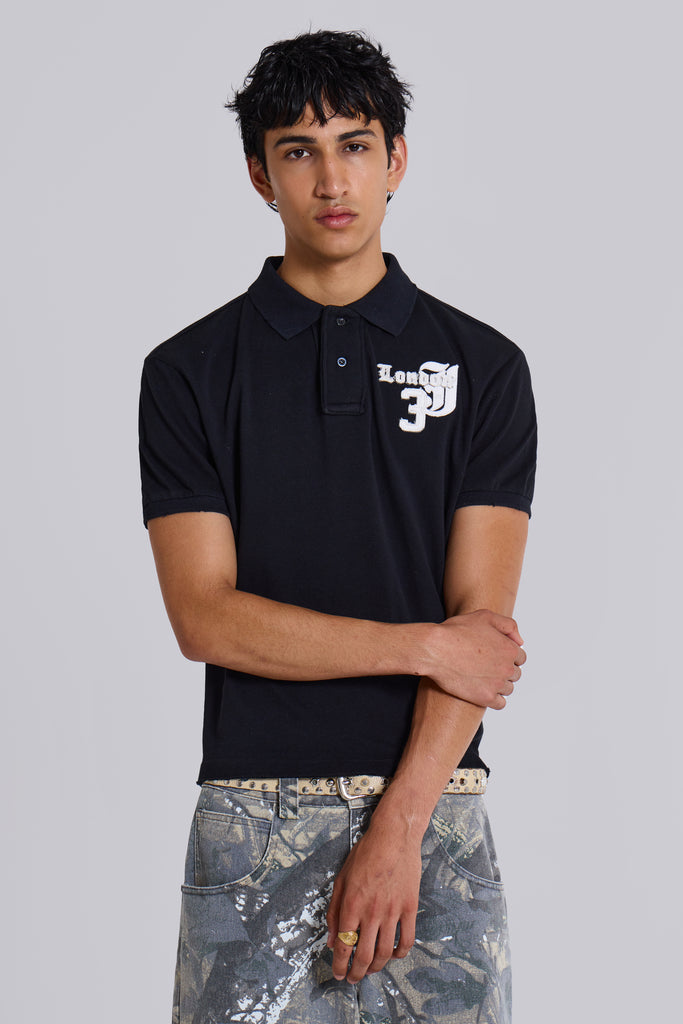 Black Frat Polo