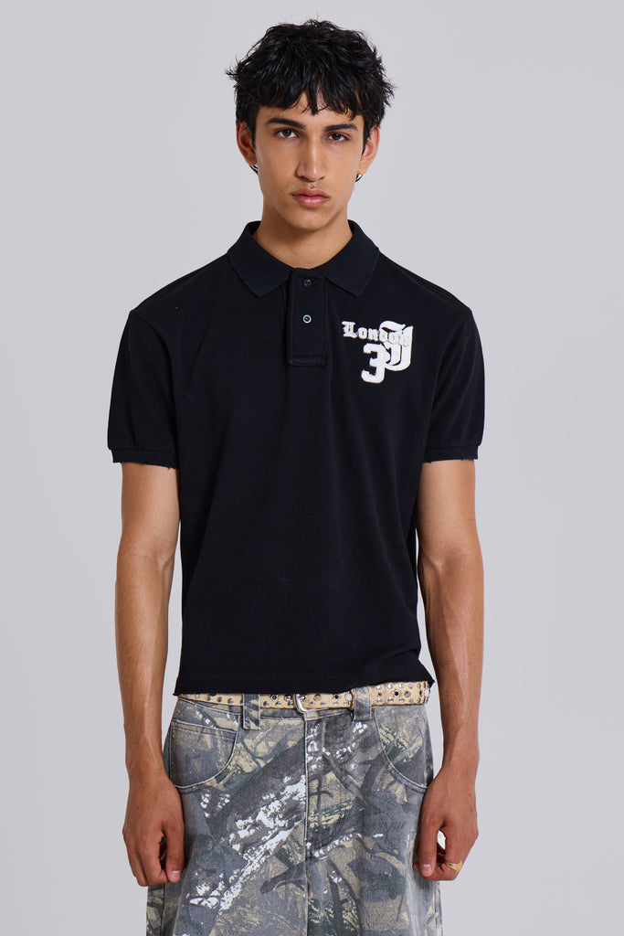 Black Frat Polo