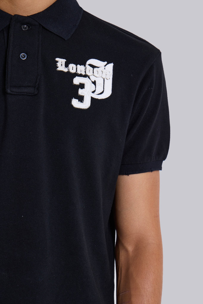 Black Frat Polo