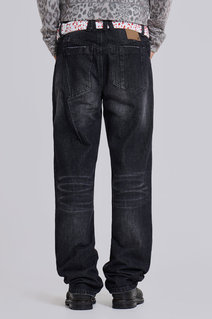 Washed Black Reed Jeans