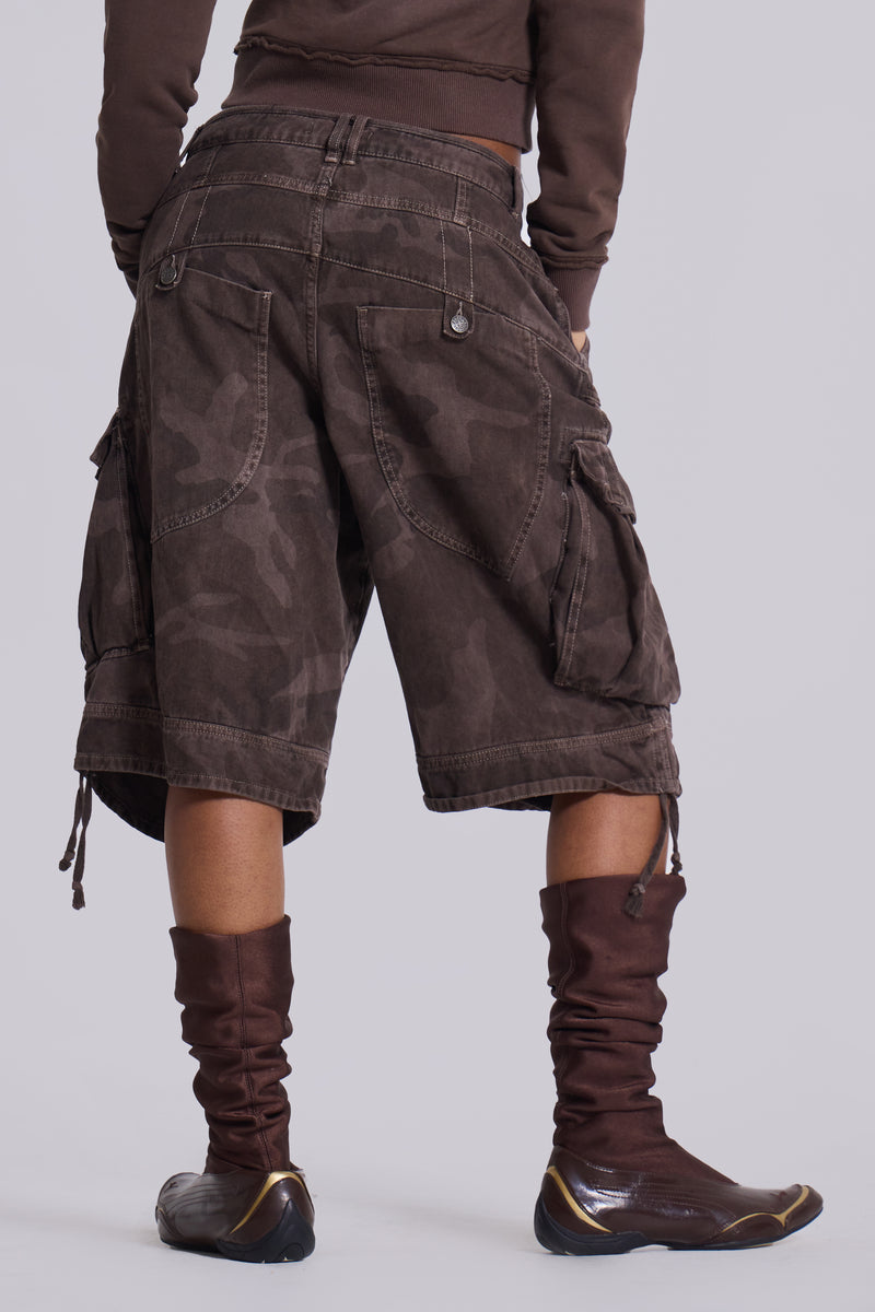 Cadet Brown Camo Shorts