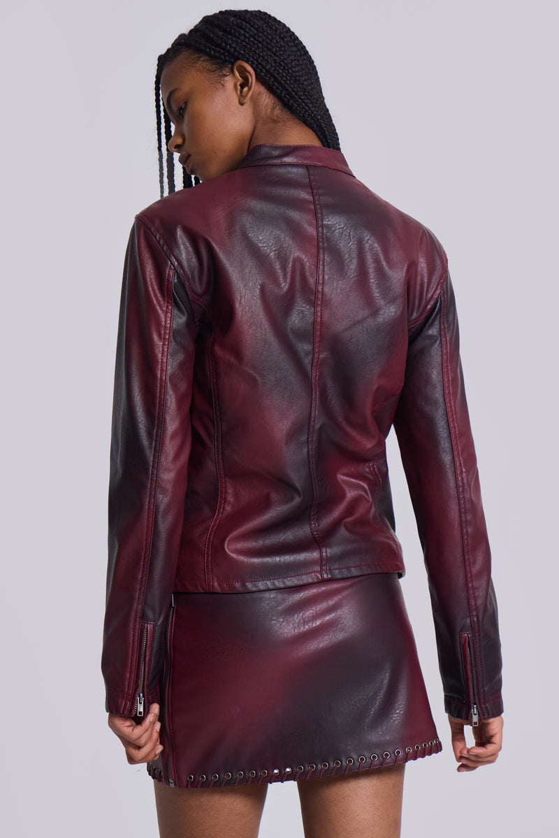 Oxblood Piston Jacket