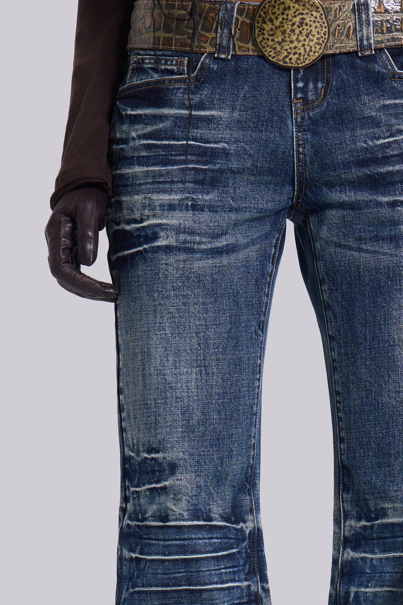 Mid Blue Drift Bootcut Jeans