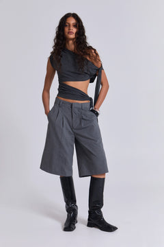Grey Goliath Tailored Shorts - W26 / Grey
