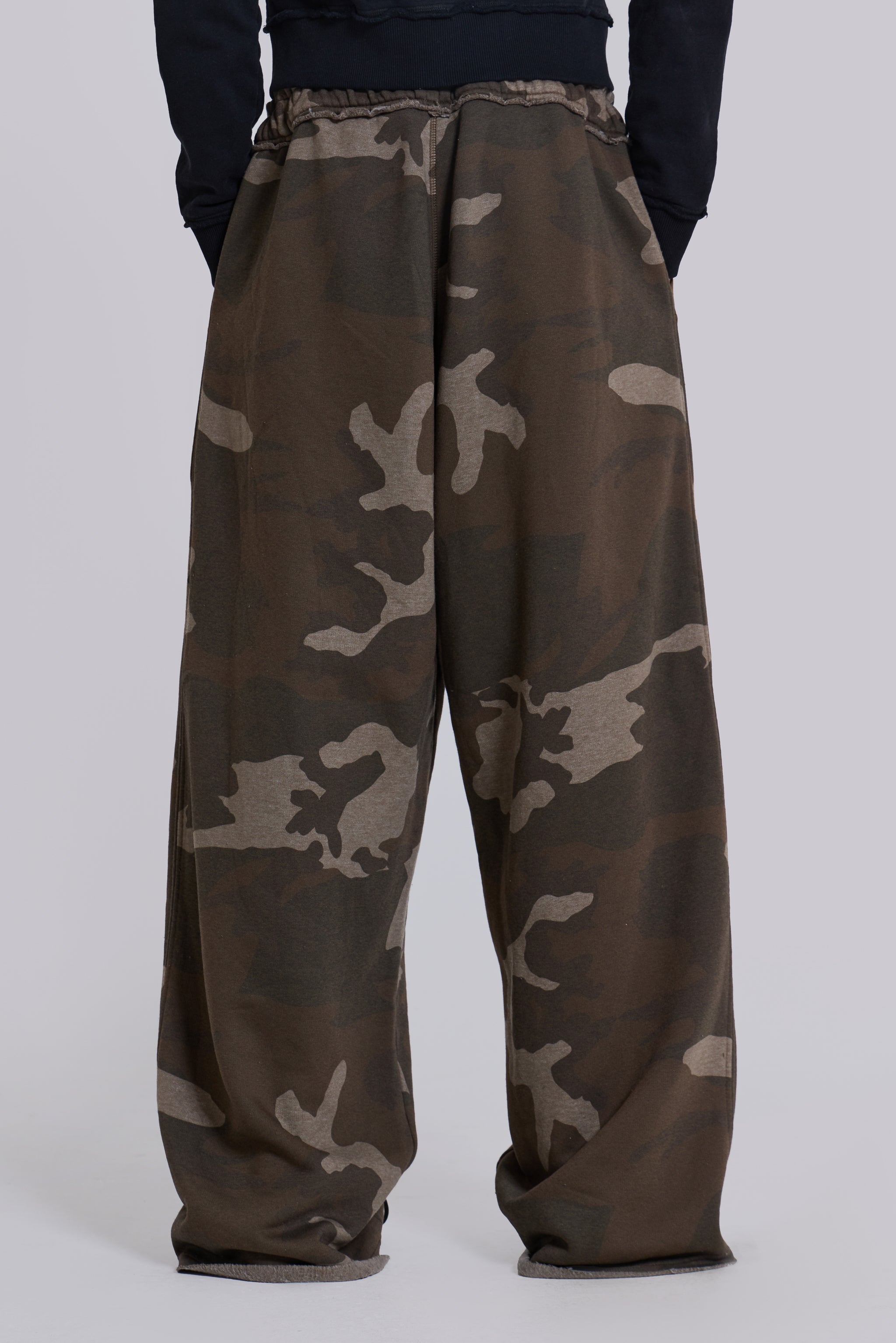 Camo Brushed Cashmere Joggers