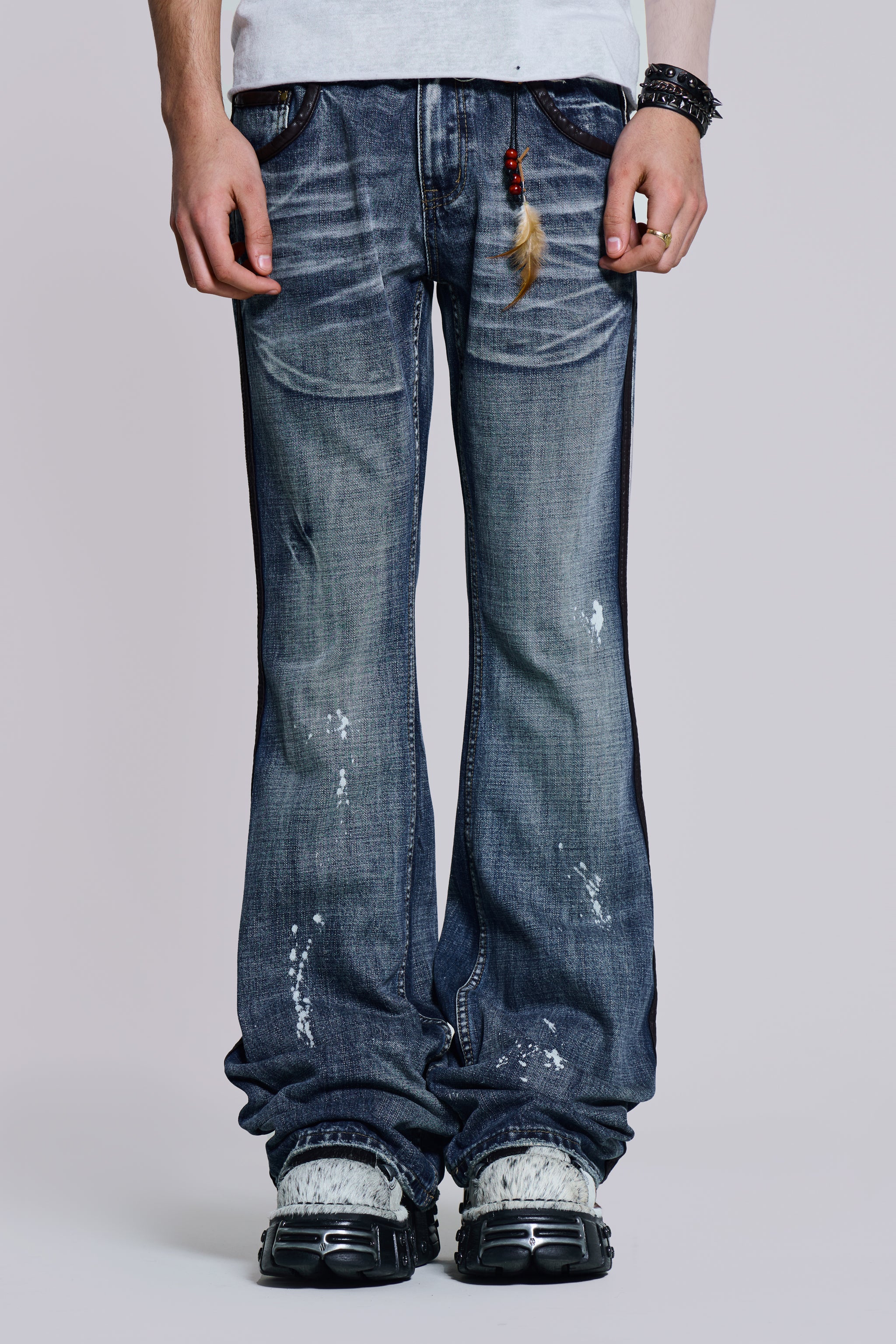 Bootcut Flared & Bootcut Jeans for Men | Men's Ripped Bootcut Jeans