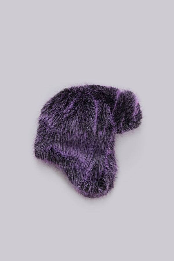 Violet Faux Fur Trapper