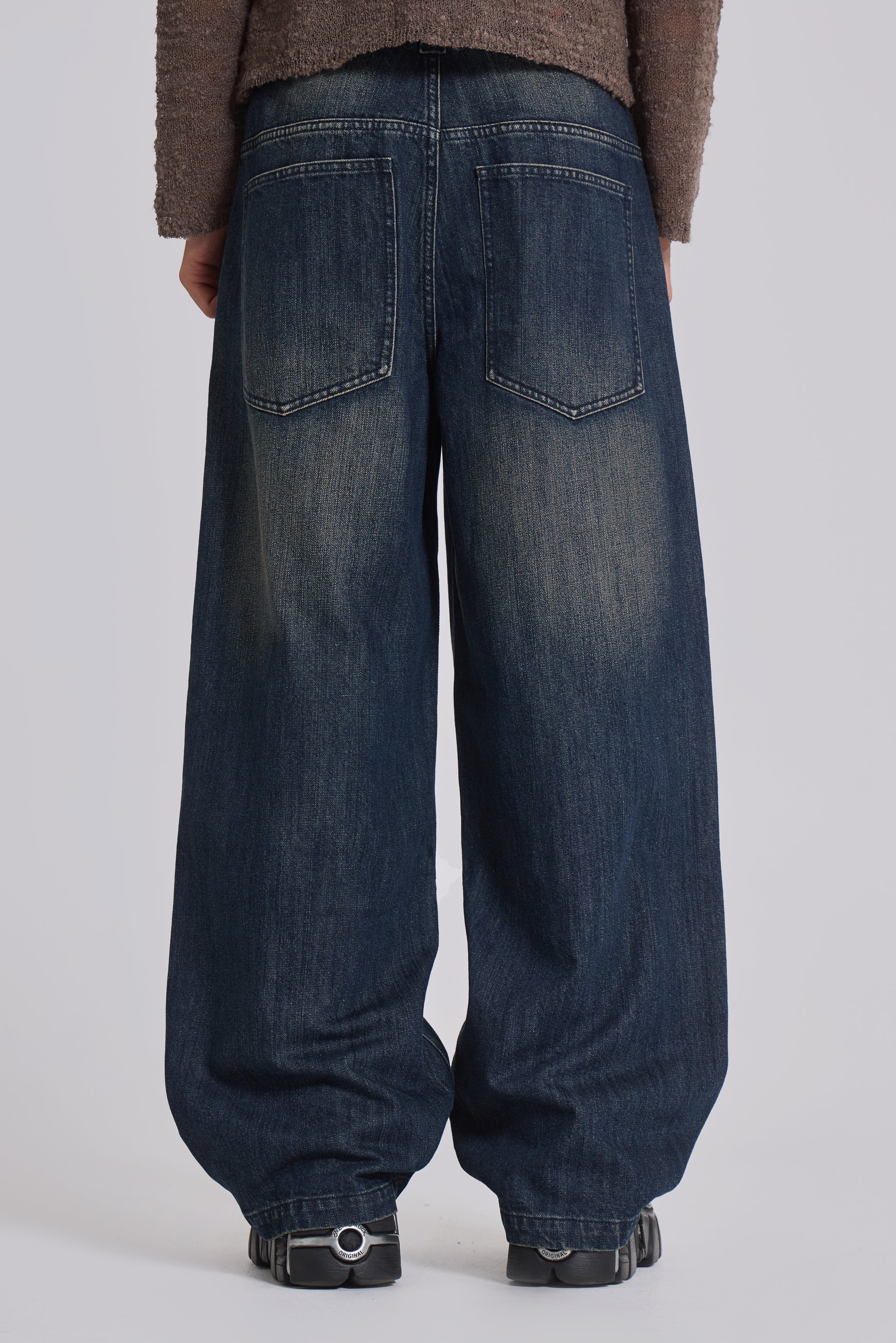 Mid Blue Slub Colossus Jeans