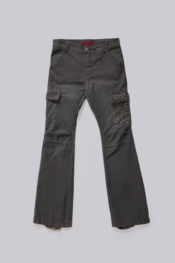 Kita Bootcut Pinstripe Cargo Pants