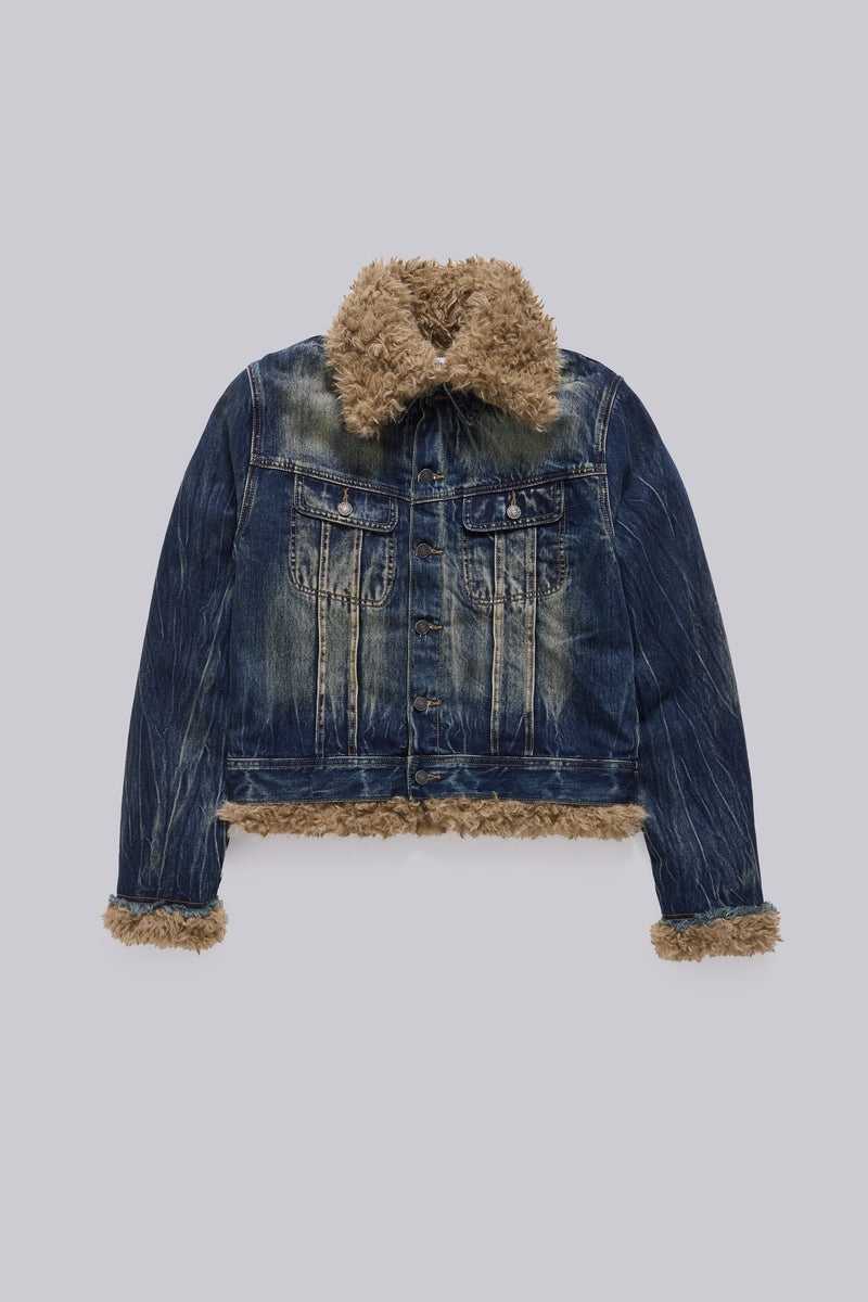 Shaggy Denim Jacket