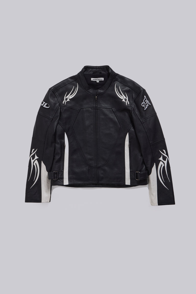 Crash Leather Biker Jacket