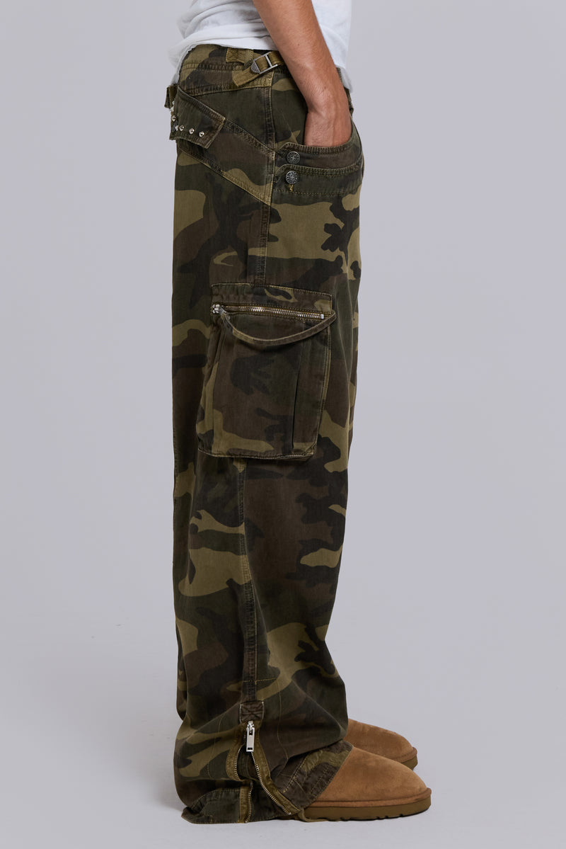 Shop Trooper Camo Cargo Pant | Jaded London | Clothing