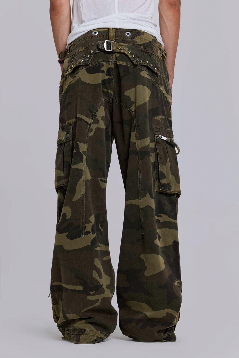 Shop Trooper Camo Cargo Pant | Jaded London | Clothing
