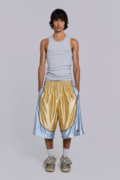 Court Gold Basketball Shorts - XXS / Gold