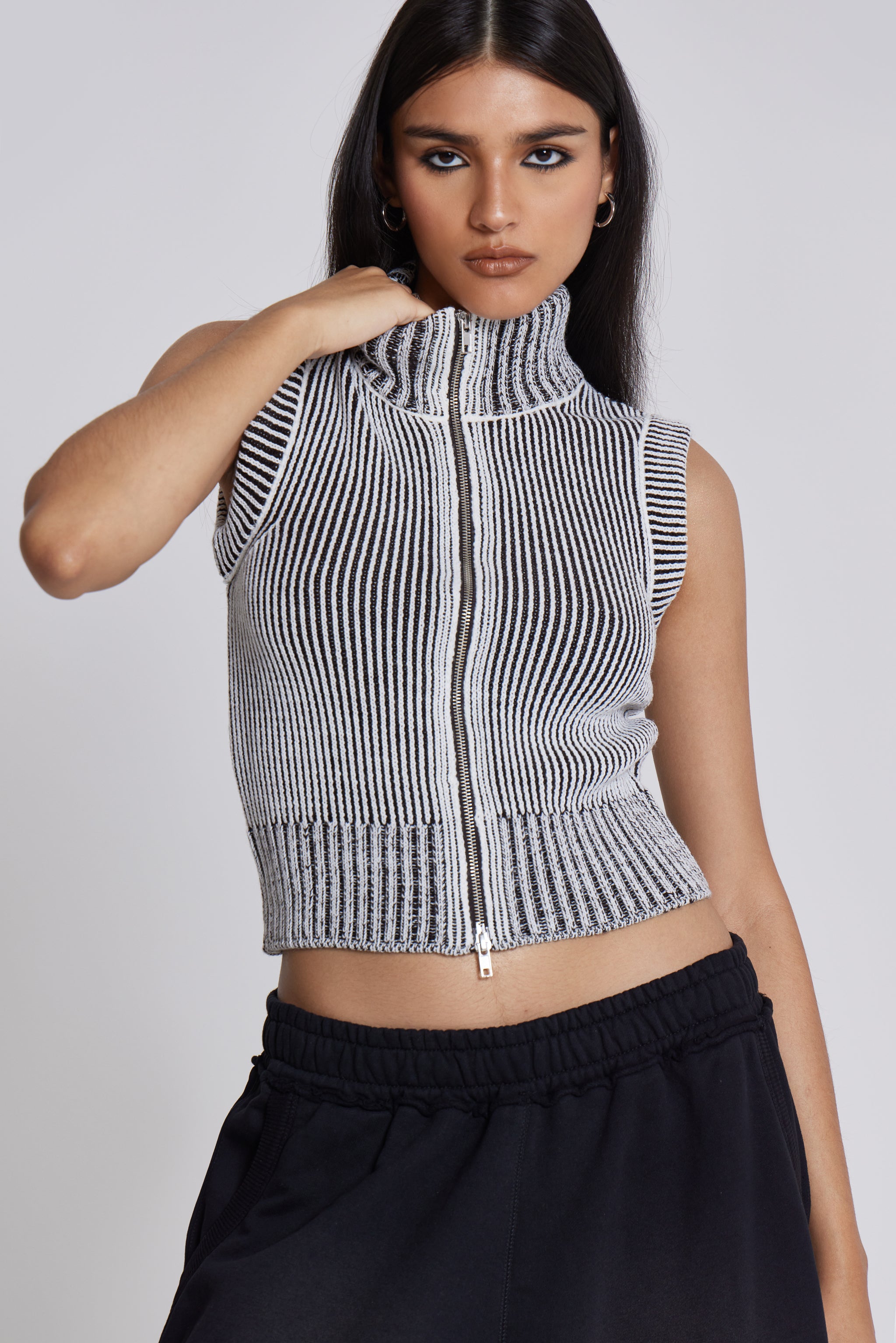 Maddox Sleeveless Knitted Top