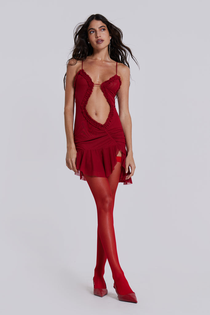 Scarlett Red Mini Fatale Dress