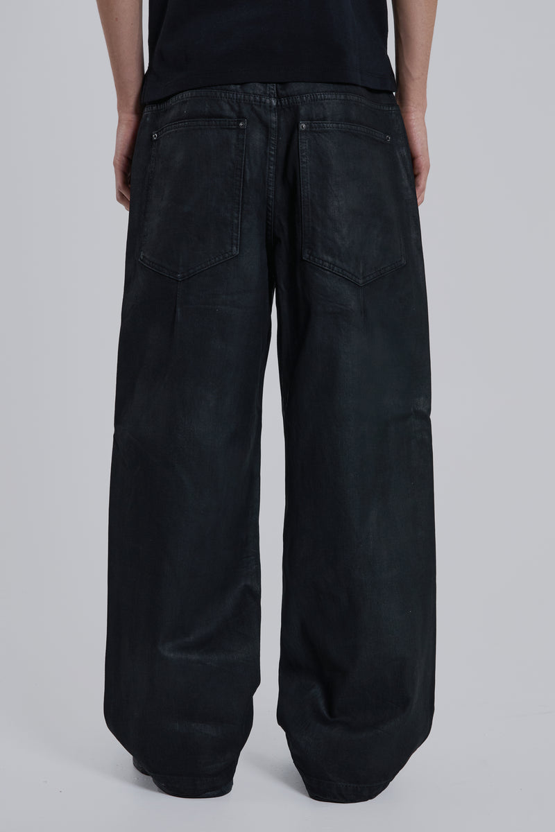 Coated Zip Colossus Jeans | Jaded London | Clothing