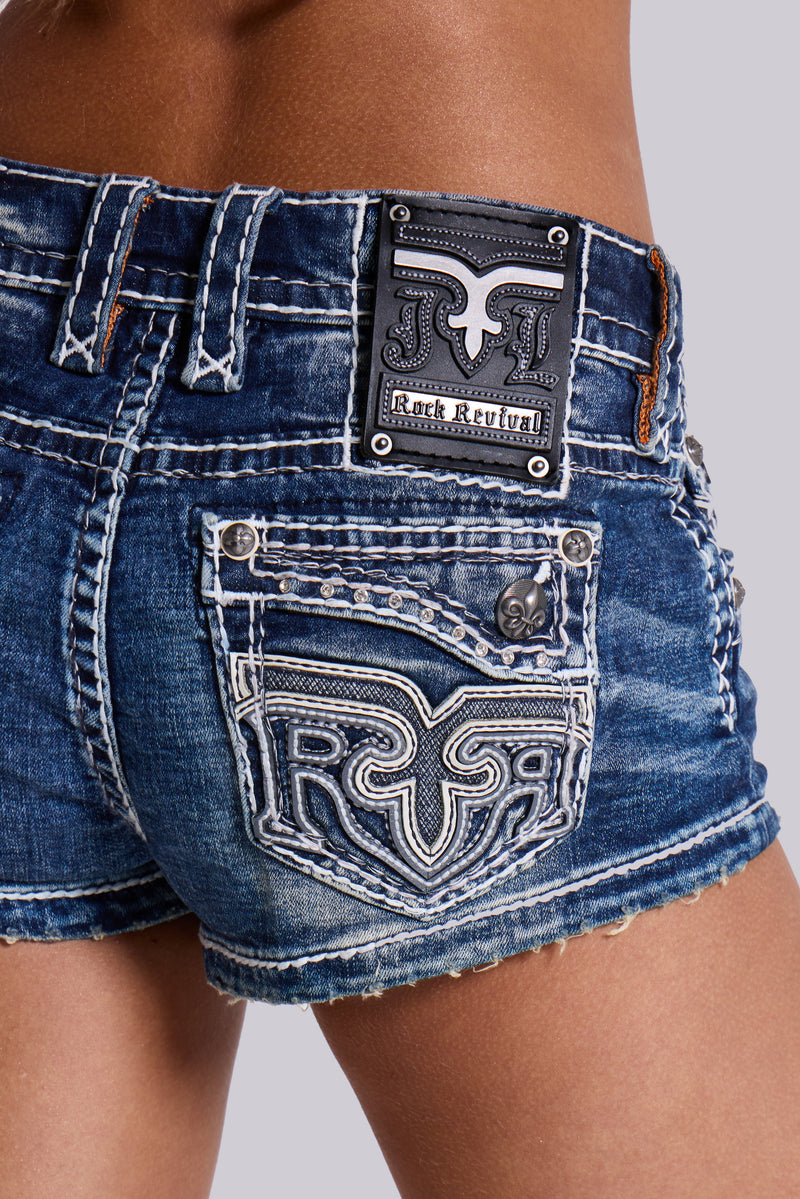 Rock Revival Denim Mini Shorts