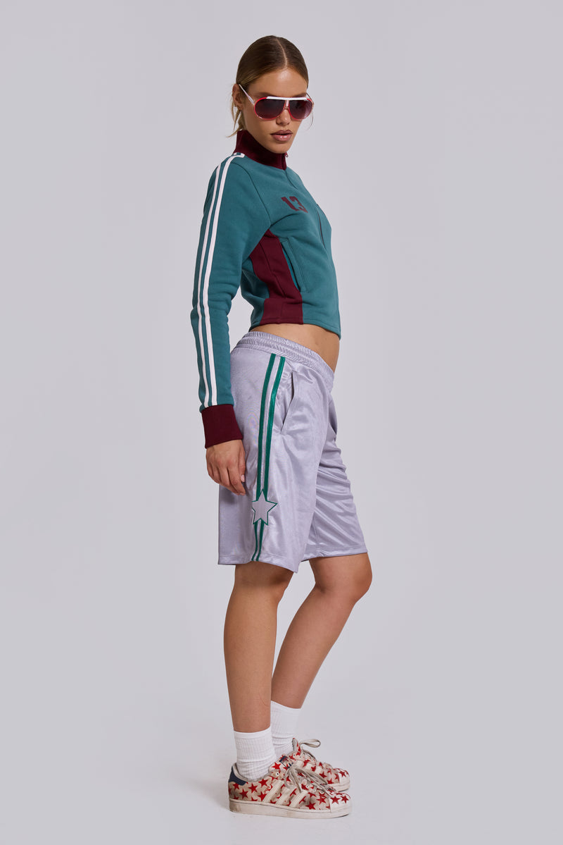 Teal Green No.13 Football Track Top