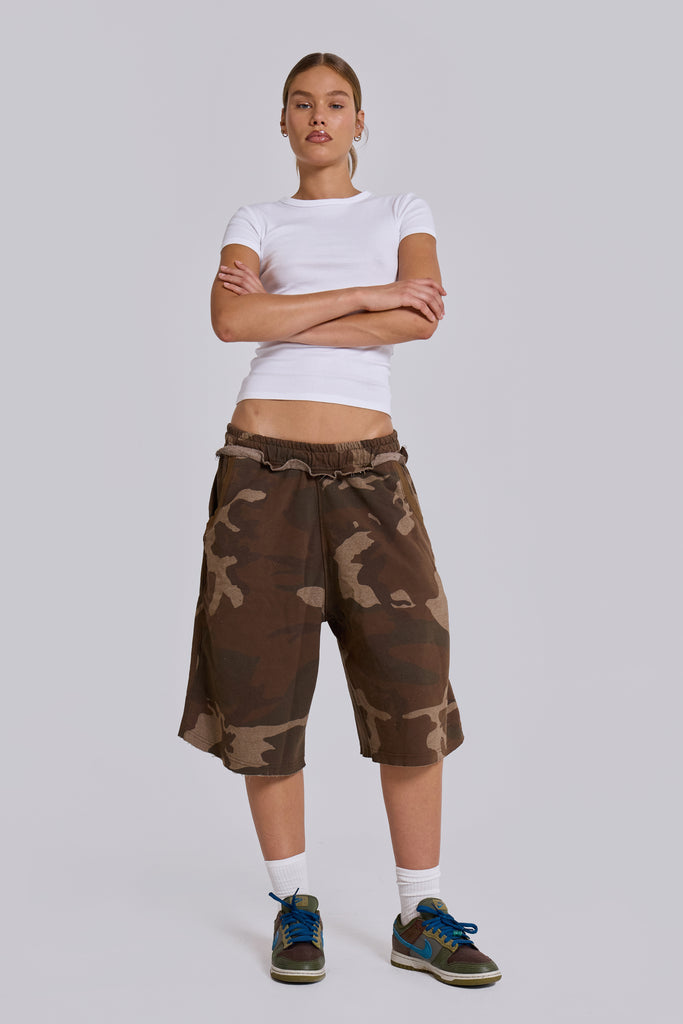 Camo Monster Jogger Shorts