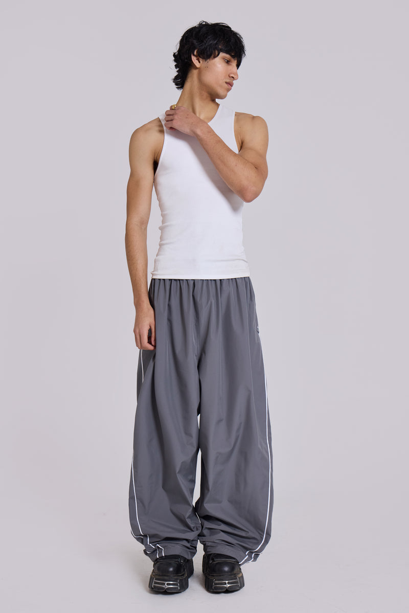 Grey Vapor Tracksuit Bottoms