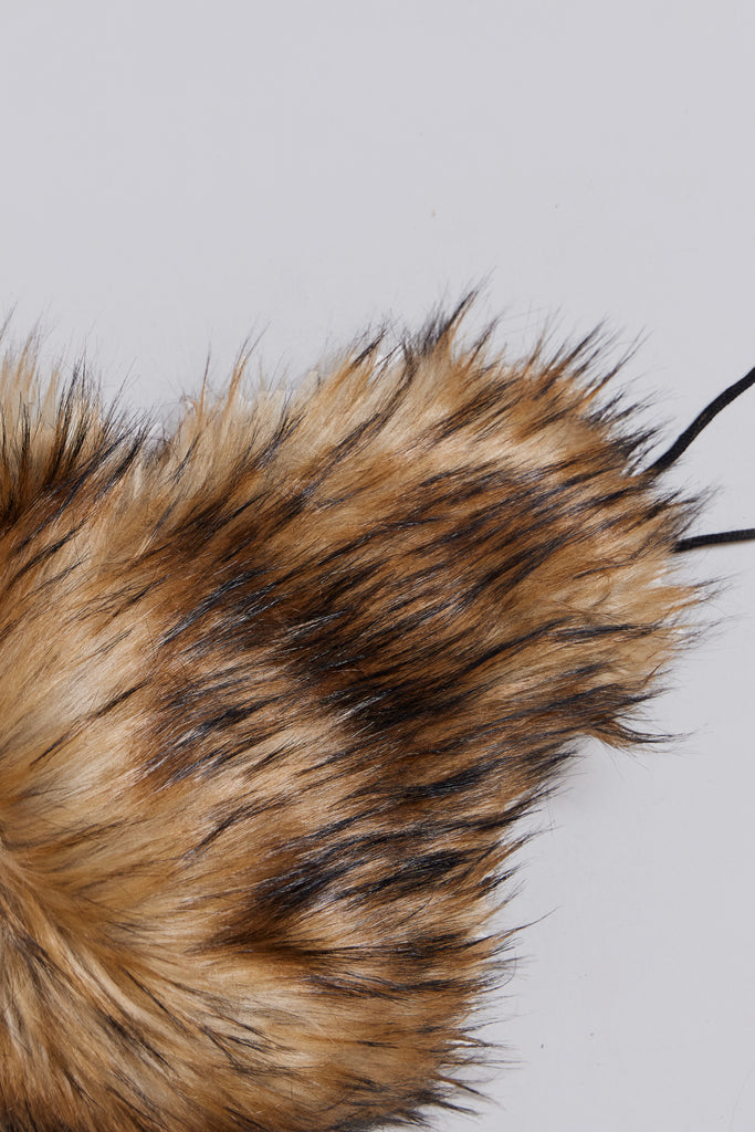 Blonde Fur Trapper Hat