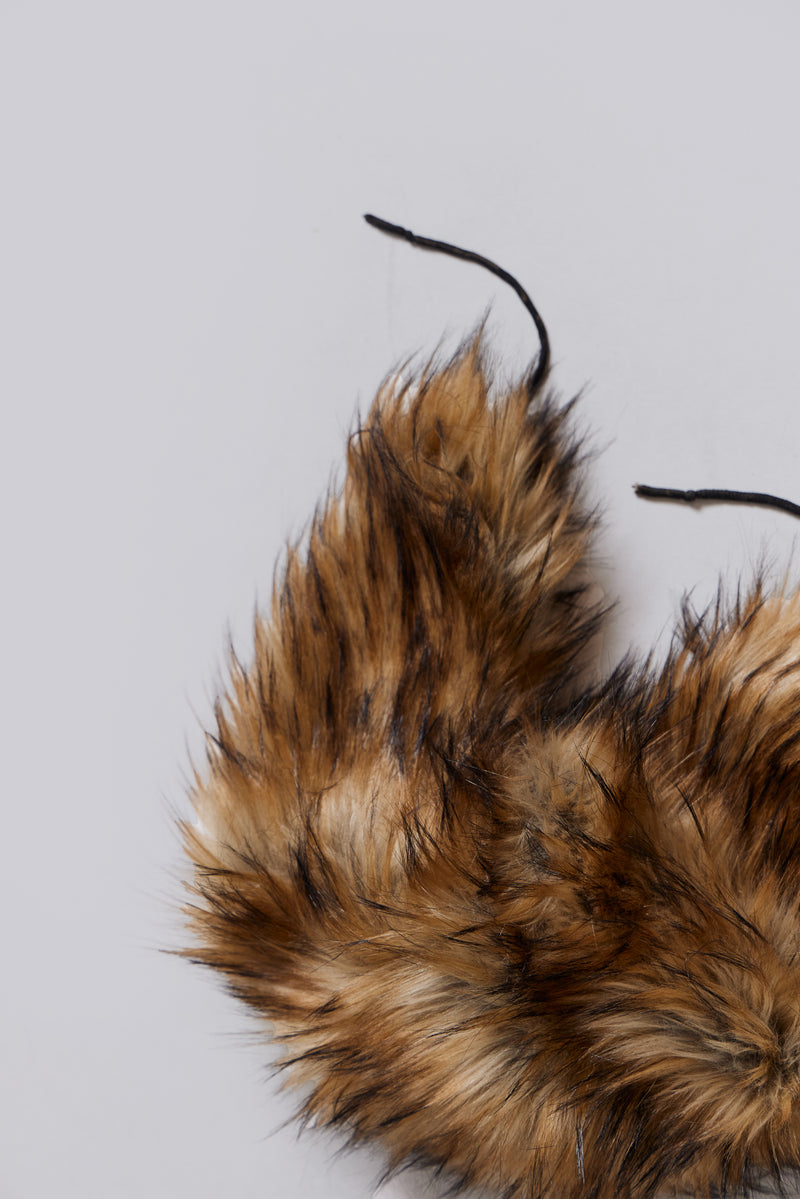 Blonde Fur Trapper Hat