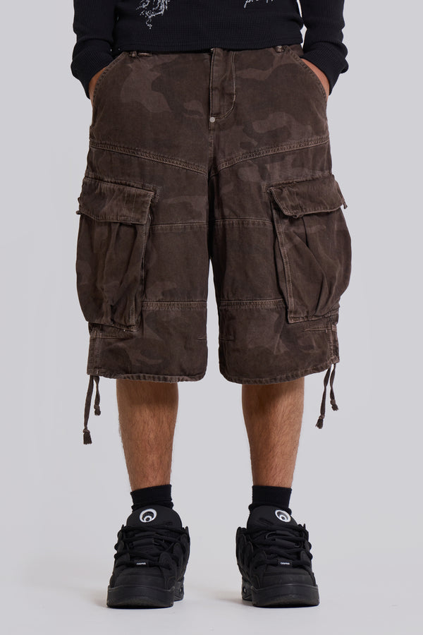 Cadet Brown Camo Shorts