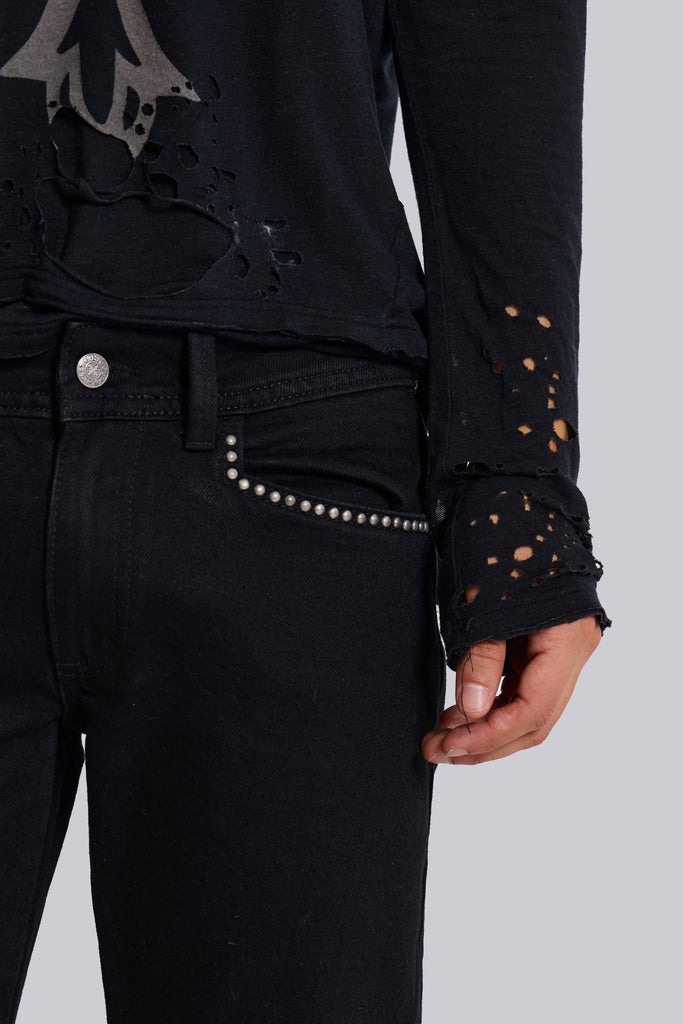 Jet Studded Drift Jeans