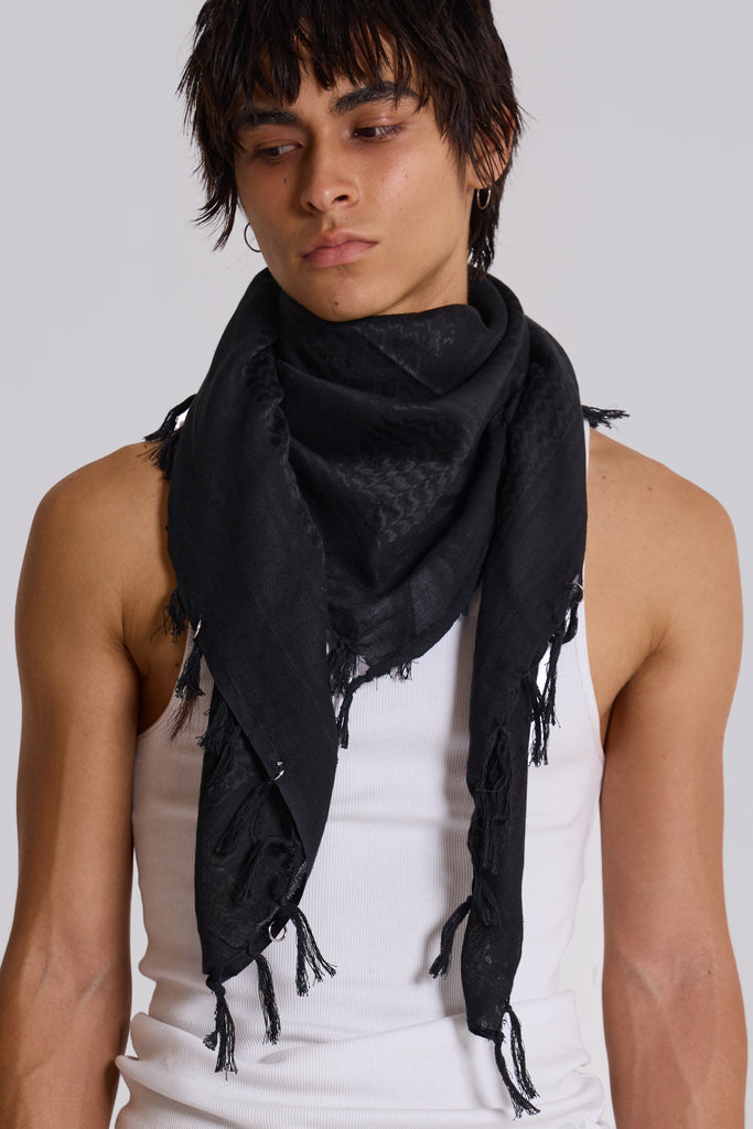 Black Pierce Scarf