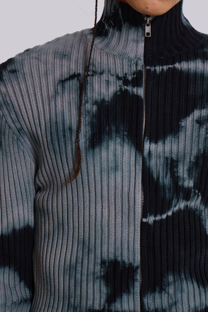 Grey Smoke Dye Lucid Knit